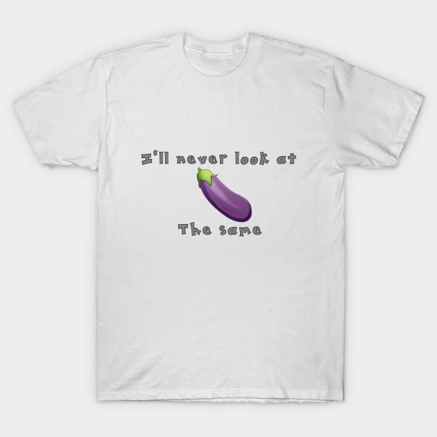 Eggplant T-Shirt by PorcelainRose